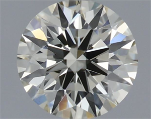 Picture of Natural Diamond 0.40 Carats, Round with Excellent Cut, K Color, VS2 Clarity and Certified by IGI