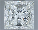 Natural Diamond 1.00 Carats, Princess with  Cut, I Color, VS1 Clarity and Certified by IGI