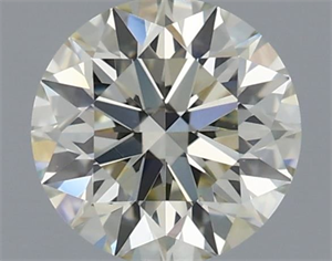Picture of Natural Diamond 0.71 Carats, Round with Excellent Cut, K Color, VVS2 Clarity and Certified by IGI
