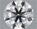 Natural Diamond 0.90 Carats, Round with Very Good Cut, H Color, VS1 Clarity and Certified by IGI