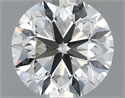 Natural Diamond 0.90 Carats, Round with Very Good Cut, H Color, VS1 Clarity and Certified by IGI
