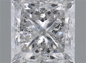 Picture of Natural Diamond 2.20 Carats, Princess with  Cut, G Color, I1 Clarity and Certified by IGI