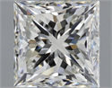 Natural Diamond 1.00 Carats, Princess with  Cut, H Color, IF Clarity and Certified by IGI