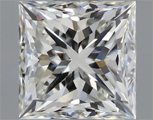 Picture of Natural Diamond 1.00 Carats, Princess with  Cut, H Color, IF Clarity and Certified by IGI
