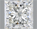 Natural Diamond 1.01 Carats, Princess with  Cut, I Color, VS1 Clarity and Certified by IGI