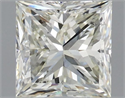 Natural Diamond 1.50 Carats, Princess with  Cut, J Color, SI1 Clarity and Certified by IGI
