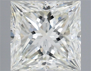 Picture of Natural Diamond 1.50 Carats, Princess with  Cut, I Color, VS2 Clarity and Certified by IGI