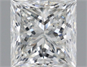 Natural Diamond 0.97 Carats, Princess with  Cut, I Color, SI1 Clarity and Certified by GIA
