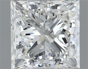 Picture of Natural Diamond 1.21 Carats, Princess with  Cut, H Color, IF Clarity and Certified by IGI