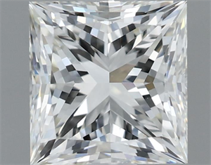 Picture of Natural Diamond 1.50 Carats, Princess with  Cut, H Color, VVS1 Clarity and Certified by IGI