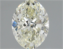 Natural Diamond 2.01 Carats, Oval with  Cut, J Color, SI2 Clarity and Certified by IGI