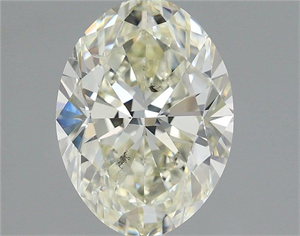 Picture of Natural Diamond 2.01 Carats, Oval with  Cut, J Color, SI2 Clarity and Certified by IGI