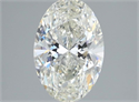 Natural Diamond 1.51 Carats, Oval with  Cut, I Color, SI2 Clarity and Certified by IGI
