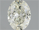 Natural Diamond 1.50 Carats, Oval with  Cut, J Color, SI2 Clarity and Certified by IGI