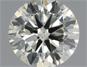 Diamante Natural 0.55 quilates, Redondo , Color L, claridad SI1 y certificado IGI