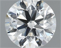 Natural Diamond 0.90 Carats, Round with Excellent Cut, I Color, VS1 Clarity and Certified by IGI
