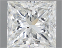 Natural Diamond 1.01 Carats, Princess with  Cut, H Color, VS2 Clarity and Certified by IGI
