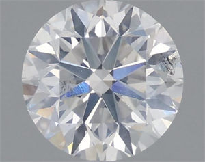 Picture of Natural Diamond 1.01 Carats, Round with Very Good Cut, F Color, SI2 Clarity and Certified by IGI