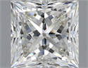 Natural Diamond 1.00 Carats, Princess with  Cut, H Color, VS1 Clarity and Certified by IGI