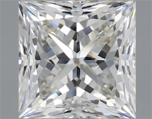 Picture of Natural Diamond 1.00 Carats, Princess with  Cut, H Color, VS1 Clarity and Certified by IGI