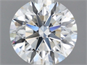 Natural Diamond 0.73 Carats, Round with Excellent Cut, G Color, VVS2 Clarity and Certified by IGI