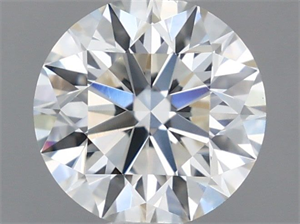 Picture of Natural Diamond 0.73 Carats, Round with Excellent Cut, G Color, VVS2 Clarity and Certified by IGI