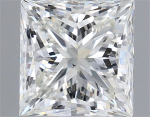 Picture of Natural Diamond 1.50 Carats, Princess with  Cut, H Color, VS2 Clarity and Certified by IGI