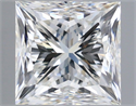 Natural Diamond 2.01 Carats, Princess with  Cut, H Color, VVS1 Clarity and Certified by IGI