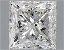 Natural Diamond 1.52 Carats, Princess with  Cut, G Color, VVS2 Clarity and Certified by IGI