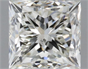 Natural Diamond 2.01 Carats, Princess with  Cut, H Color, SI1 Clarity and Certified by IGI