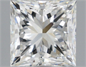 Natural Diamond 2.01 Carats, Princess with  Cut, H Color, IF Clarity and Certified by IGI