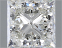 Natural Diamond 1.00 Carats, Princess with  Cut, H Color, VS1 Clarity and Certified by IGI