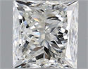 Natural Diamond 0.70 Carats, Princess with  Cut, H Color, VS1 Clarity and Certified by IGI