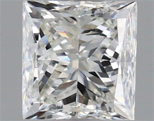 Picture of Natural Diamond 0.70 Carats, Princess with  Cut, H Color, VS1 Clarity and Certified by IGI