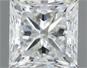 Natural Diamond 0.70 Carats, Princess with  Cut, H Color, IF Clarity and Certified by IGI