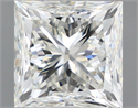 Natural Diamond 1.01 Carats, Princess with  Cut, H Color, VVS2 Clarity and Certified by IGI