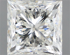 Picture of Natural Diamond 1.01 Carats, Princess with  Cut, H Color, VVS2 Clarity and Certified by IGI
