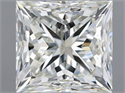 Natural Diamond 0.70 Carats, Princess with  Cut, I Color, VVS1 Clarity and Certified by IGI