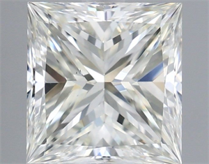 Picture of Natural Diamond 1.50 Carats, Princess with  Cut, I Color, VS2 Clarity and Certified by IGI