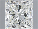 Natural Diamond 1.60 Carats, Princess with  Cut, I Color, VS2 Clarity and Certified by IGI