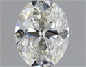 Natural Diamond 0.71 Carats, Oval with  Cut, H Color, VVS1 Clarity and Certified by IGI