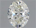 Natural Diamond 1.00 Carats, Oval with  Cut, H Color, VS2 Clarity and Certified by IGI