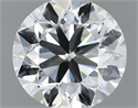 Diamante Natural 0.90 quilates, Redondo , Color I, claridad SI1 y certificado GIA
