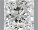 Natural Diamond 0.70 Carats, Princess with  Cut, I Color, VVS2 Clarity and Certified by IGI