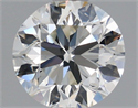 Natural Diamond 0.90 Carats, Round with Very Good Cut, H Color, VS2 Clarity and Certified by IGI
