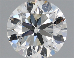 Picture of Natural Diamond 0.90 Carats, Round with Very Good Cut, H Color, VS2 Clarity and Certified by IGI