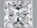 Diamante Natural 0.96 quilates, Princesa , Color F, claridad VS2 y certificado GIA