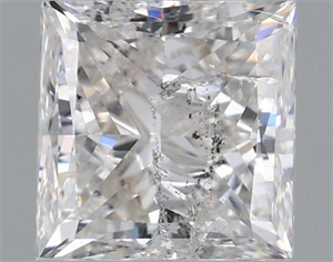 Picture of Natural Diamond 1.50 Carats, Princess with  Cut, H Color, I1 Clarity and Certified by IGI