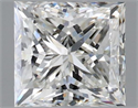 Natural Diamond 1.50 Carats, Princess with  Cut, G Color, VVS2 Clarity and Certified by IGI