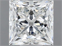 Natural Diamond 0.70 Carats, Princess with  Cut, G Color, VVS1 Clarity and Certified by IGI